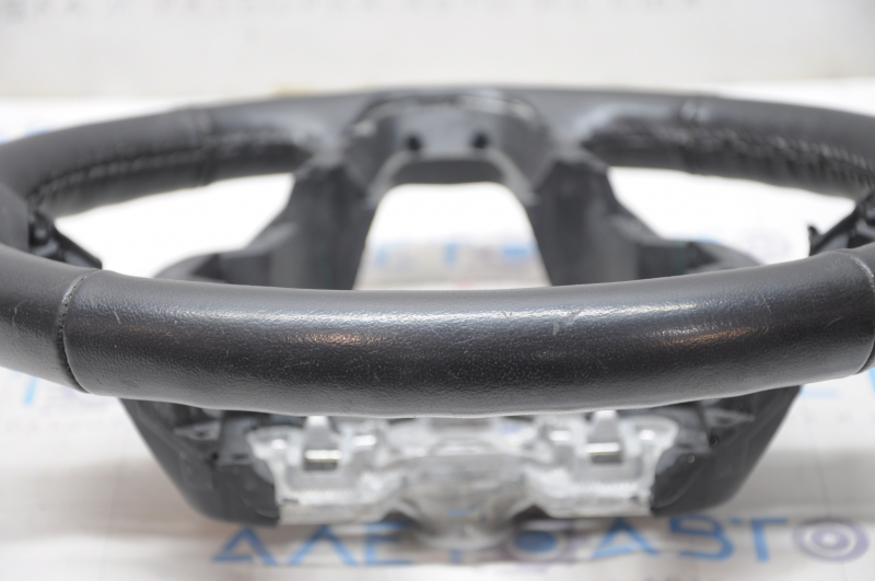 Naked steering wheel Ford Fusion mk5 13-20 leather black, minor scratches