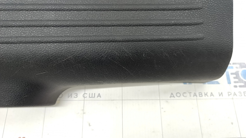 Door sill trim rear left Infiniti QX50 19- black, fragment cut out, scratches