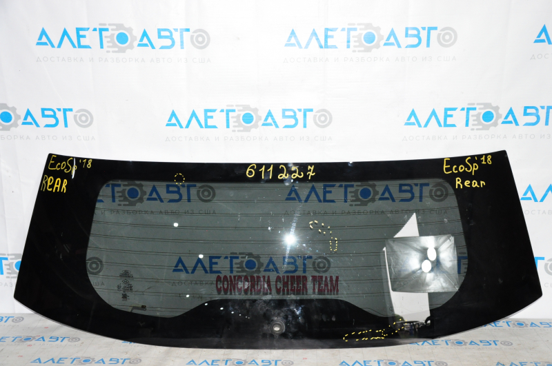 Rear glass of the trunk door Ford Ecosport 18-22 tinted, scratches, heated