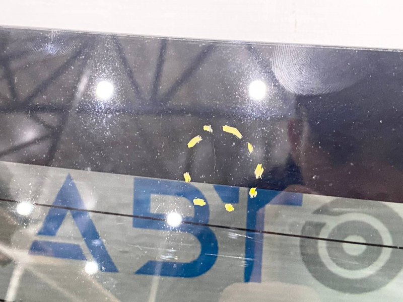 Rear glass of the trunk door Ford Ecosport 18-22 tinted, scratches, heated
