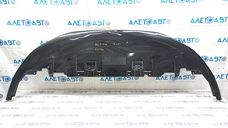 Honda Accord 23 Front Bumper Lip - Glossy Black, Scratches