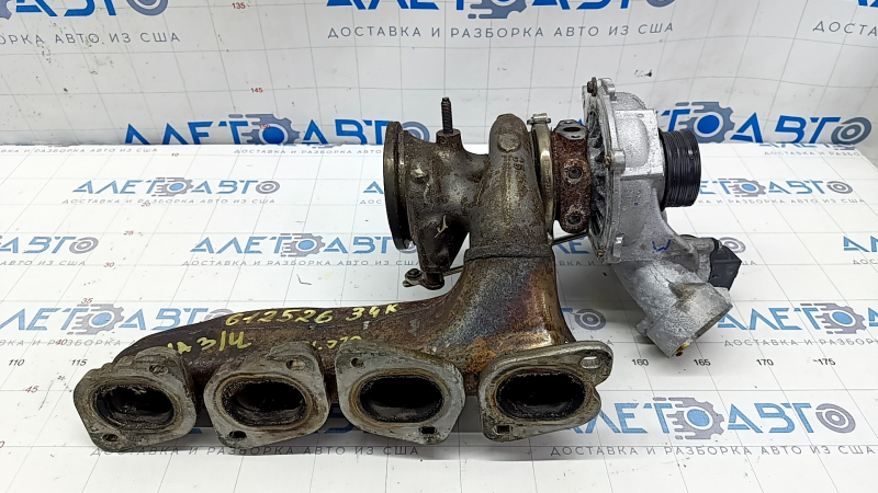 Turbocharger complete with manifold Mercedes GLC 300 16-19 34k wedge, driftwood, for spare parts