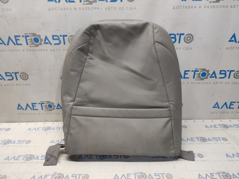 Toyota Highlander 08-13 passenger seat upholstery grey leather, for cleaning