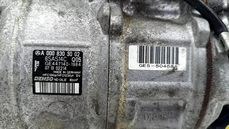 Mercedes GLC 300/43 16-22 air conditioning compressor wedge, driftwood, for spare parts