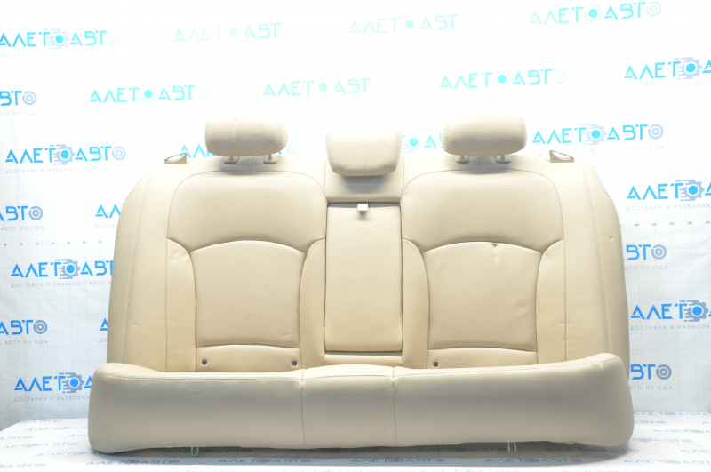 Rear row of seats 2 row Hyundai Sonata 11-15 leather beige, pressed