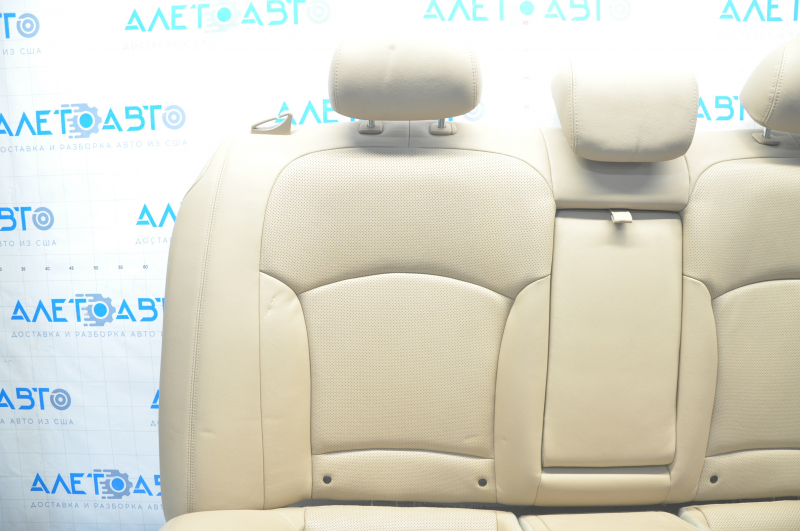 Rear row of seats 2 row Hyundai Sonata 11-15 leather beige, pressed