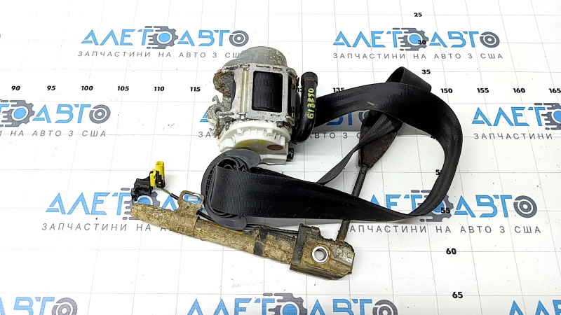 Passenger seat belt with tensioner VW Tiguan 18- black, driftwood tensioner driftwood, for dry cleaning