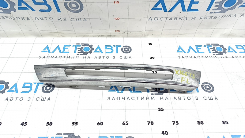 Front bumper grille trim left Mercedes GLS-class X166 13-19 chrome, sand, broken mount