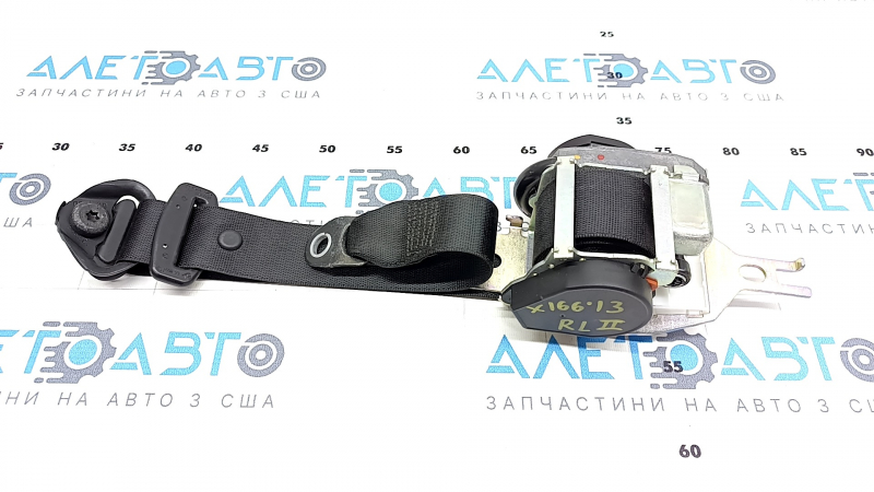 Seat belt rear left Mercedes GLS-class X166 13-19 black