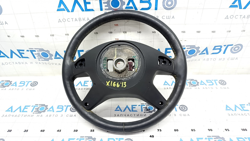 Naked steering wheel Mercedes GLS-class X166 13-16 leather black with heating, for holding in a lane, scratches, dents
