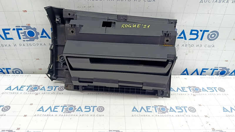 Glove box, glove compartment Nissan Rogue 21-23 black US built, scratches