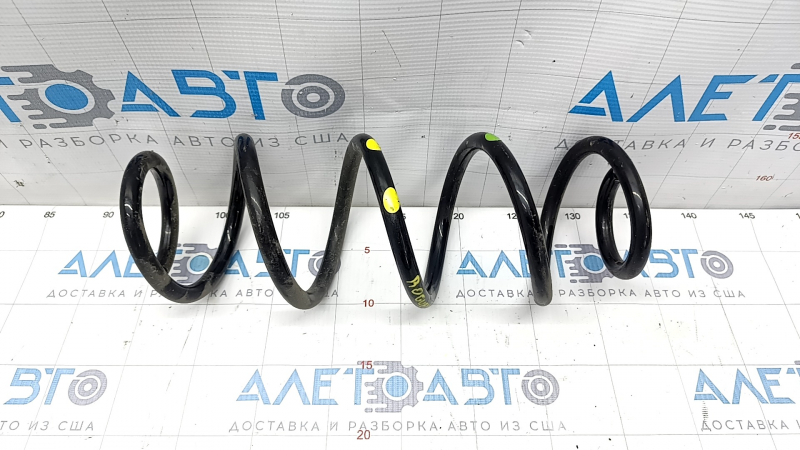 Rear left spring Nissan Rogue 21-23 FWD US built, stiffness 2 yellow, 1 green