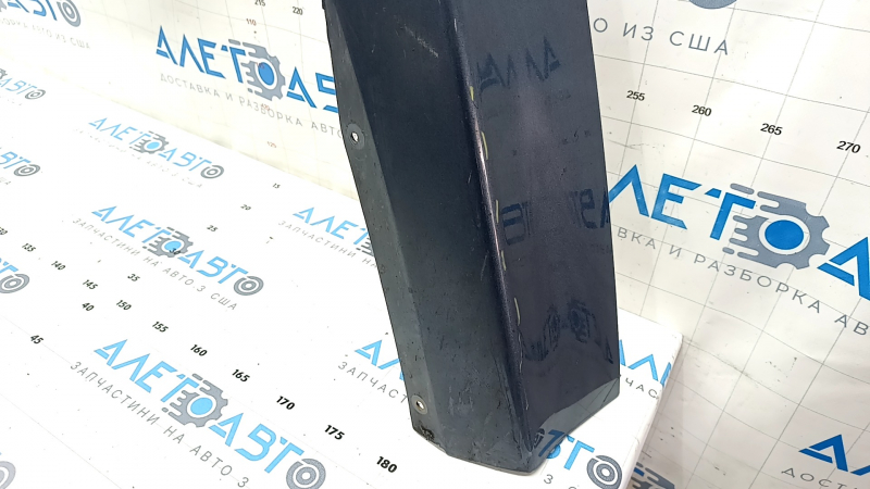Rear bumper lip Ford Fusion mk5 13-18 for 1 pipe, blue, scratches, sand