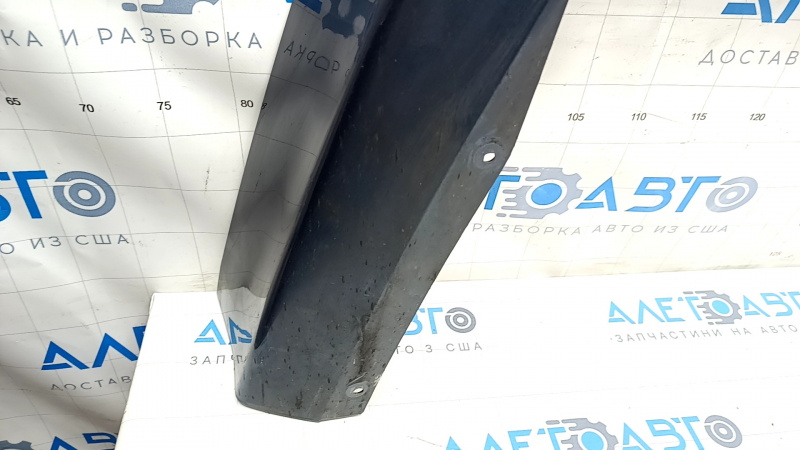 Rear bumper lip Ford Fusion mk5 13-18 for 1 pipe, blue, scratches, sand