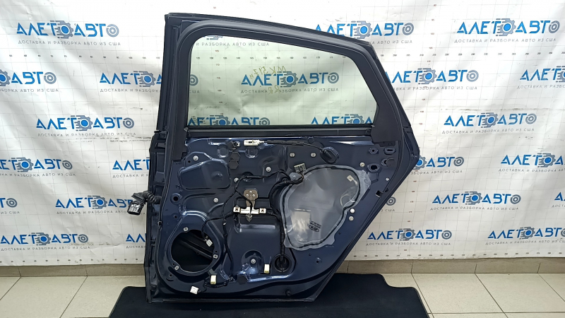 Door assembly rear right Ford Fusion mk5 13-20 blue N6, bumpers, pads for polishing