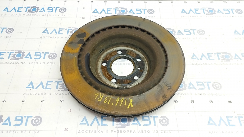 Rear left brake disc Mercedes GLS-class X166 13-19 345/22mm