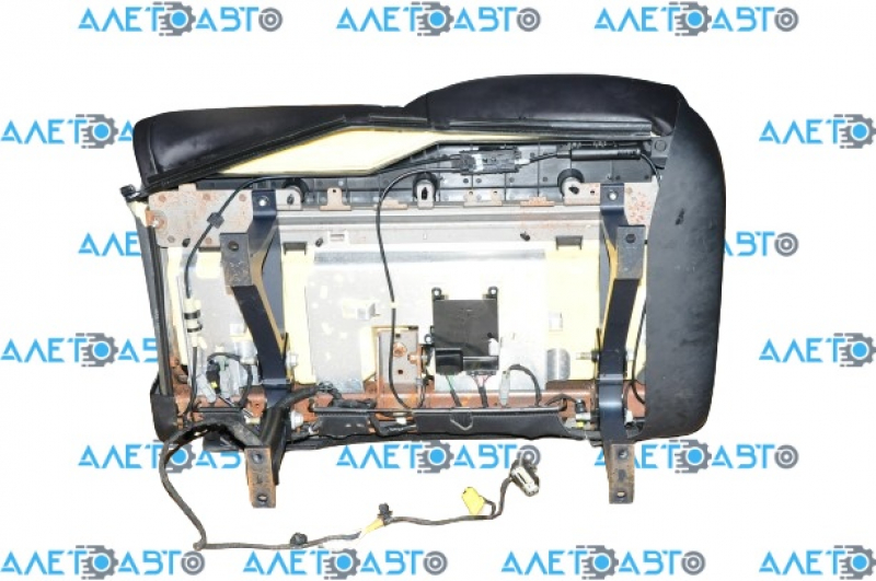 Rear row of seats 2nd row left Tesla Model X 16-21 leather black, with AIRBAG 60x40