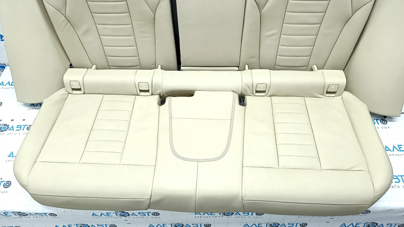 Rear row of seats 2 row BMW X3 G01 18-21 leather Vernasca beige, scratches, for cleaning