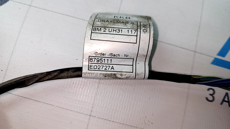 Wiring rear bumper BMW X3 G01 18-21 for 6 parking sensors