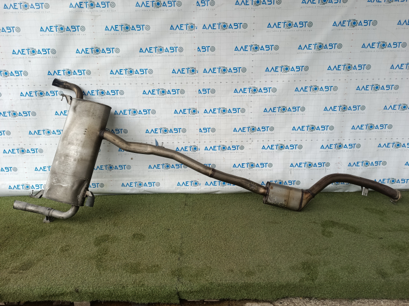 Exhaust pipe with barrel BMW X3 G01 18-22 2.0T with valve, flattened