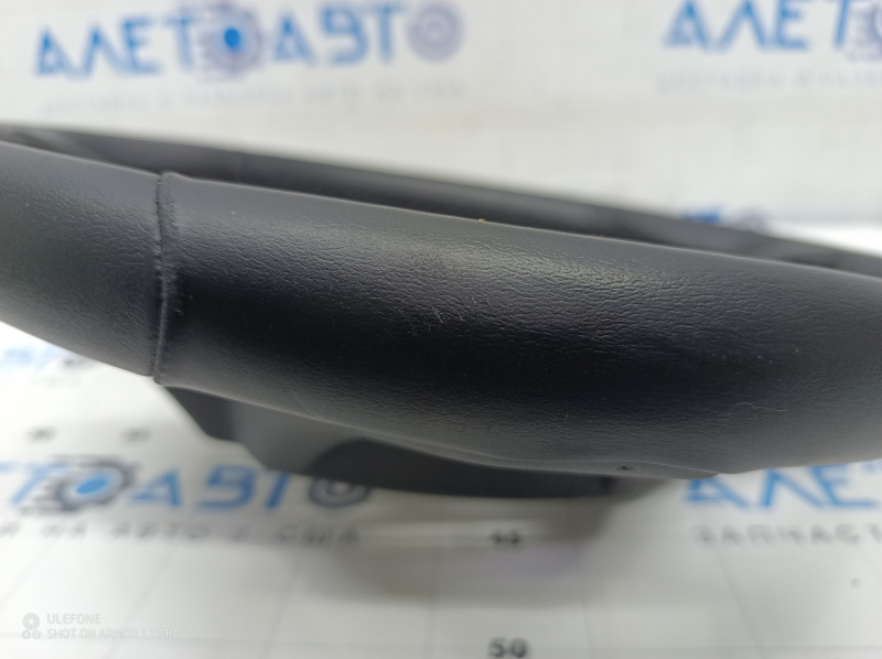 Bare steering wheel BMW X3 G01 18 - leather, black, heated, under the petals, scratches, worn, torn fasteners