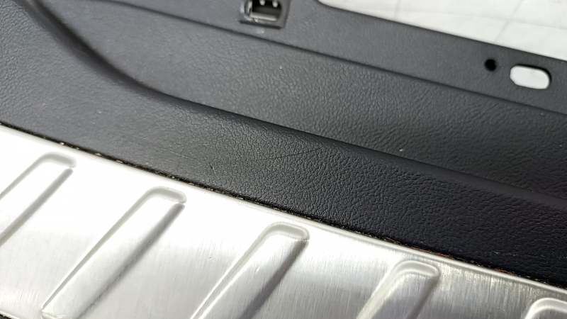 Trunk opening trim BMW X3 G01 18-21 black, chrome inserts, scratches