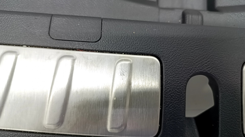 Trunk opening trim BMW X3 G01 18-21 black, chrome inserts, scratches