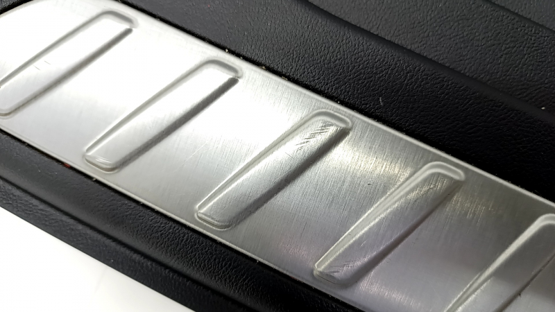Trunk opening trim BMW X3 G01 18-21 black, chrome inserts, scratches