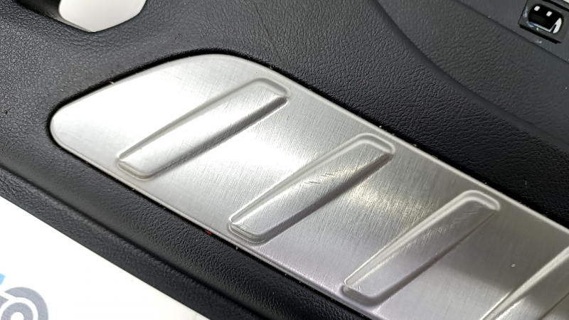 Trunk opening trim BMW X3 G01 18-21 black, chrome inserts, scratches
