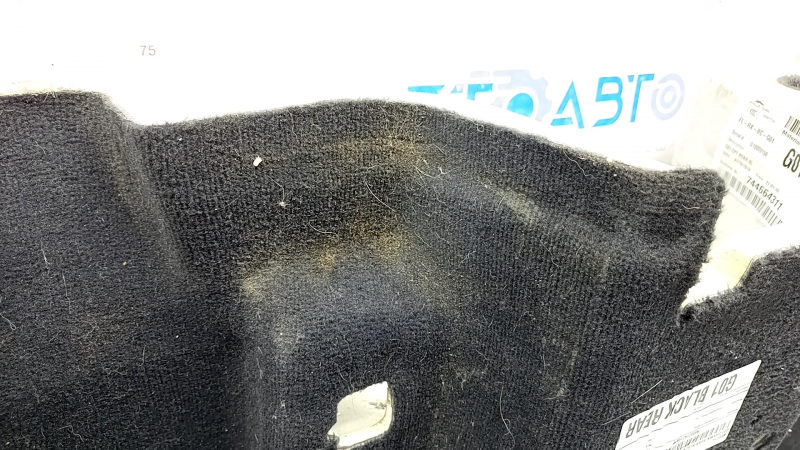 Rear floor covering BMW X3 G01 18-21 black, for cleaning