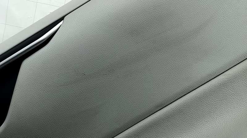 Door trim card rear right Toyota Rav4 19 - black and gray leather, scratches, abrasions, for dry cleaning