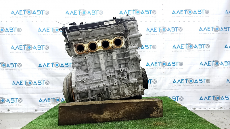 Engine Kia Forte 19-22 2.0 G4NH automatic transmission 52k driftwood, emulsion, wedge, broken connecting rod, punctured sump, for spare parts. with torque converter
