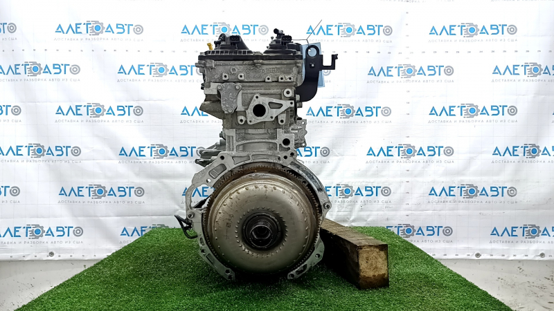 Engine Kia Forte 19-22 2.0 G4NH automatic transmission 52k driftwood, emulsion, wedge, broken connecting rod, punctured sump, for spare parts. with torque converter