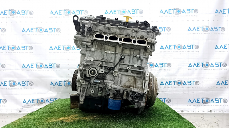 Engine Kia Forte 19-22 2.0 G4NH automatic transmission 52k driftwood, emulsion, wedge, broken connecting rod, punctured sump, for spare parts. with torque converter