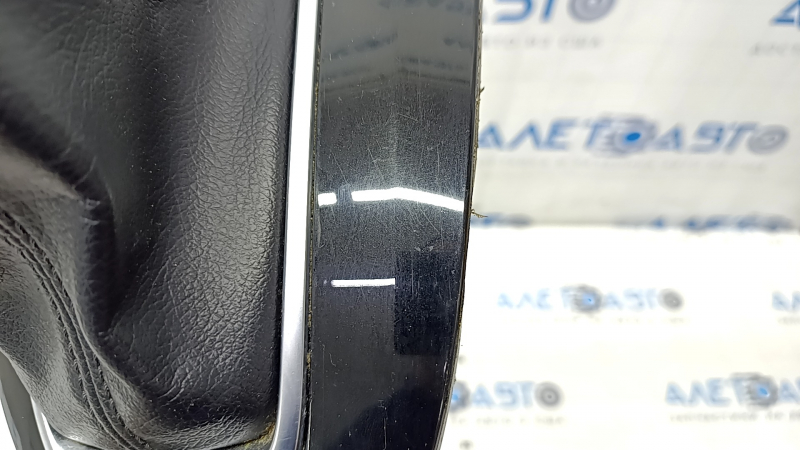 Nissan Rogue 17 gear shifter cover - black, scratches, no plug, broken fasteners
