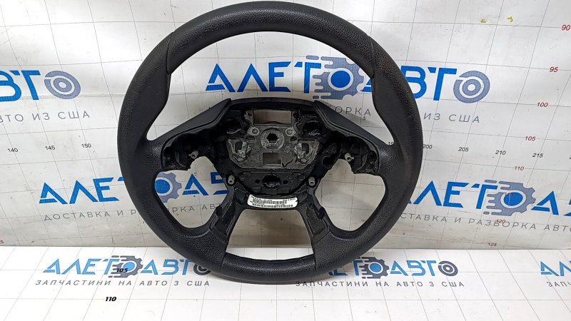 Naked steering wheel Ford Escape MK3 13-16 pre-rest, black rubber, worn