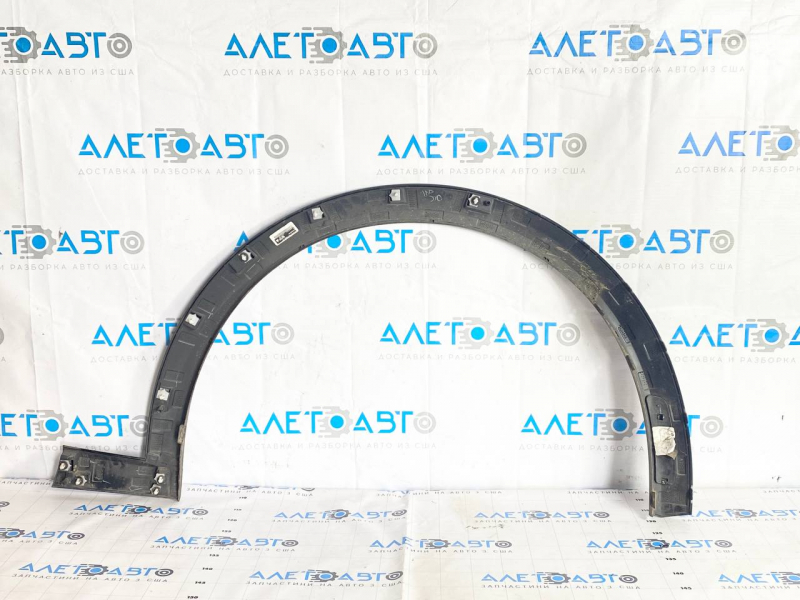 Front left fender arch trim Ford Mustang Mach-E 21-23 black gloss with reflector, scratches