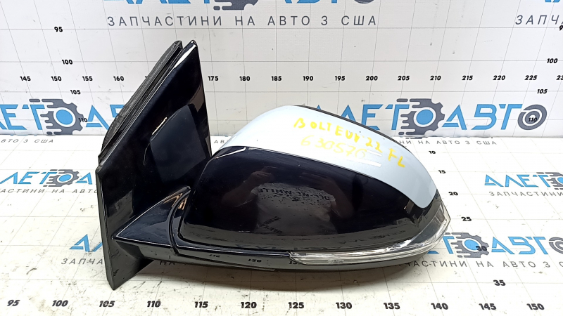 Side mirror left Chevrolet Bolt EUV 22-23 7 pins, blue, turn signal, heated, BSM