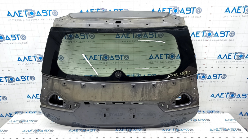 Bare trunk door with glass Lexus CT200h 11-17 graphite 1H9, butt