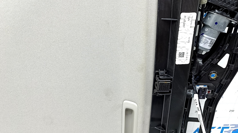 Honda Accord 18-22 sunroof assembly, gray curtain, PLATINUM GRAY, scratched, dry-cleanable