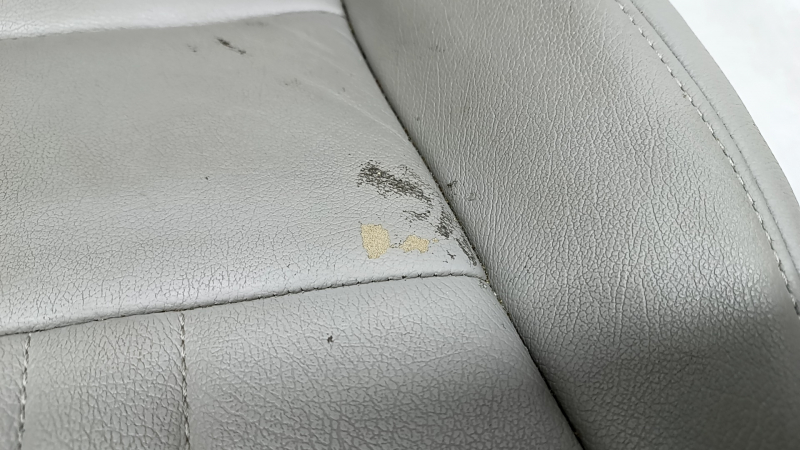Passenger seat Honda Accord 18-22 without airbag, manual, gray leather, heated, shot, worn, dry-cleaned
