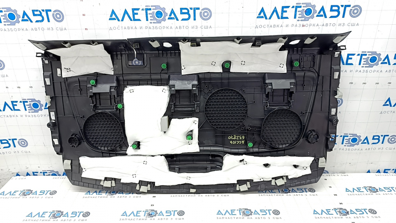 Rear shelf Honda Accord 18-22 black, broken fasteners