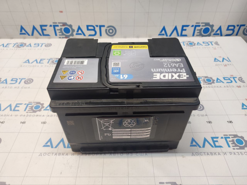 Battery 12v FORD MUSTANG MK6 15- 61Ah 600A Euro +-Reverse EXIDE