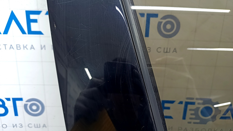 Door assembly front right Ford Fusion mk5 13-20 hybrid graphite J7, triplex glass, bumps, scratches on the overlay