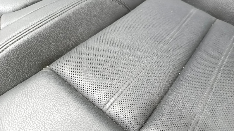Rear row of seats 2nd row Audi Q5 80A 18- Sport, leather, black, perforated, tears