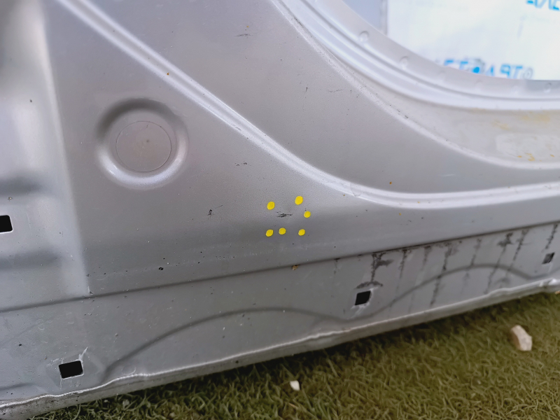 Quarter wing rear right Honda Clarity 18-21 usa sawed off, silver, dented, pokes