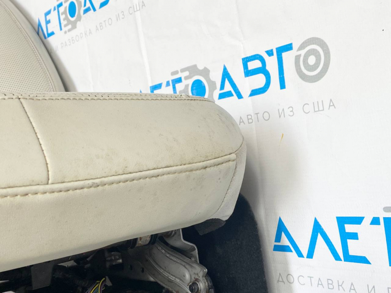 Passenger seat Ford Mustang Mach-E 21-23 with airbag, electric, heated, memory, gray leather, dry-cleanable