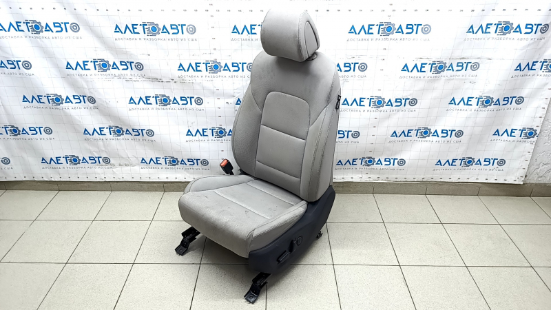 Driver's seat Hyundai Tucson 16-18 without airbag, electric, gray cloth, for cleaning, scratches