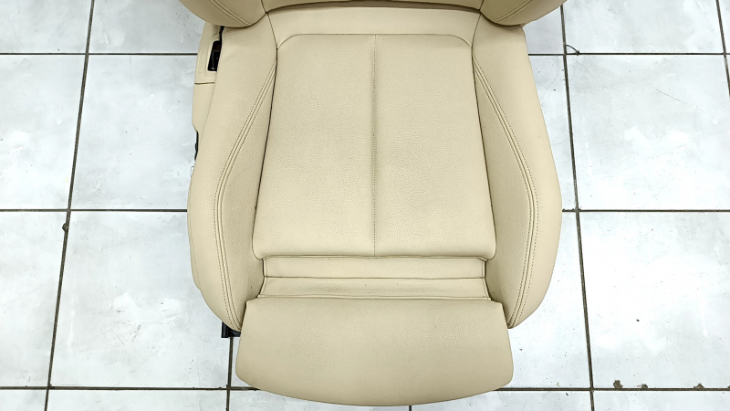 Passenger seat BMW 3 F30 12-18 with airbag, beige leather, Sport, tear