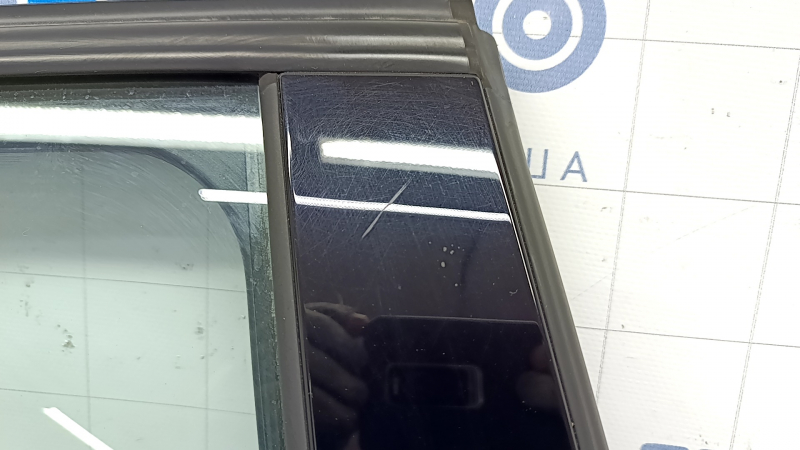 Door assembly rear right BMW 3 F30 12-18 black 668, bumps, scratches on the trim
